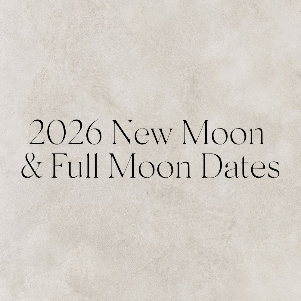 2026 New Moon and Full Moon Dates